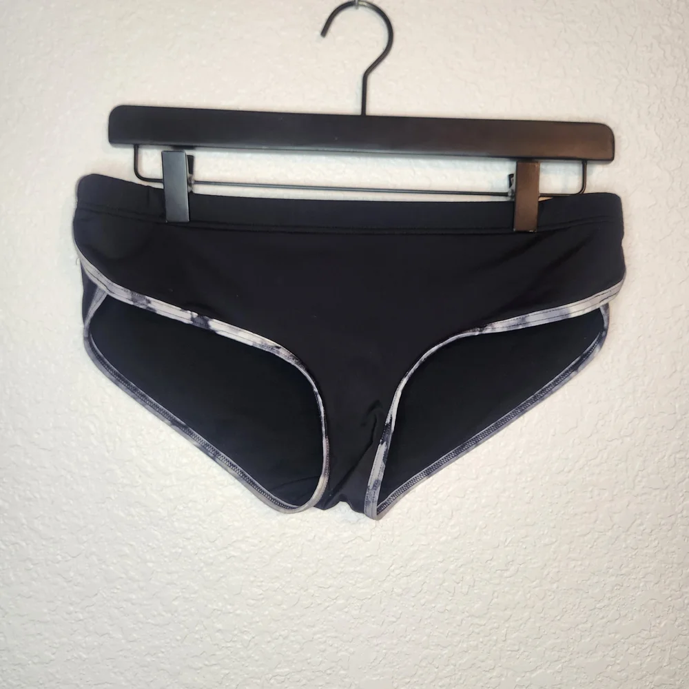 TYR Black Women's Swim Bottoms with Gray Trim